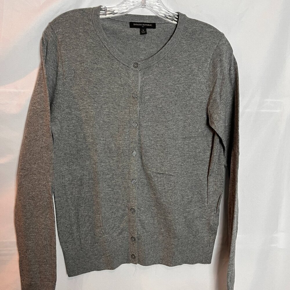 Banana Republic Factory Cardigan, Grey Size S